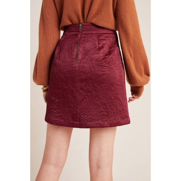 Anthropologie Maeve Beatrice Quilted Mini Skirt - Picture 4 of 4